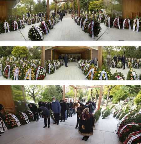 秦国珍老夫人安息主怀追思会现场