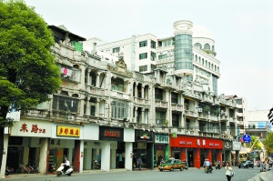台城侨墟建筑均是按中西合璧式样建设而成