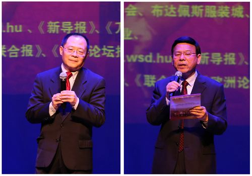 中国驻匈牙利大使馆文化参赞郭晓光先生致辞、中国东方乐团团长王天一讲话