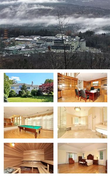 ▲李洪志在纽约州北部修建的豪华总部兼庄园